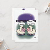 ウール フラット カード (正面/裏面インサイチュ)