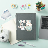 ウール・ユー・ビー・マイン ステッカー シール (iPadカバー)