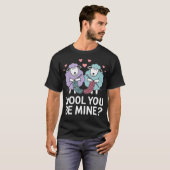 ウール ユー ビー マイン 面白い 羊 編み物 Tシャツ (正面フル)