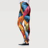 ウーレン レギンス (左)