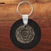 ウーロボロス付きホイール キーホルダー (正面)
