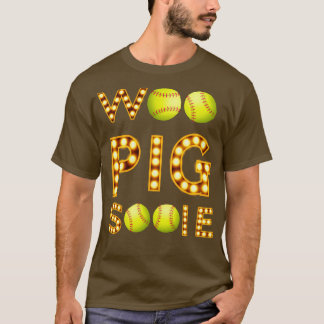 ウー豚ソフトボールのビッグライト Tシャツ