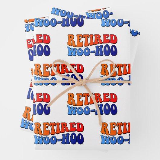 ウー退職したホヴィンテージグルーヴィ文字 ラッピングペーパーシート (インサイチュ)