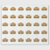 ウー退職したホヴィンテージ日が差すことサンセット ラッピングペーパー (フラット)