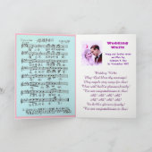 ウ結婚ォルツ。その曲は英語版だ カード (内部)