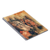 ウ芸術的マズ水絵画彩装飾 ノートブック (右側)