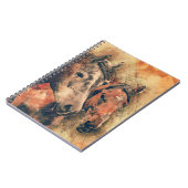 ウ芸術的マズ水絵画彩装飾 ノートブック (左側)