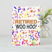 ウ退職したー紙吹雪パーティー 招待状 (スタンド正面)