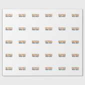 ウ退職したー ラッピングペーパー (フラット)