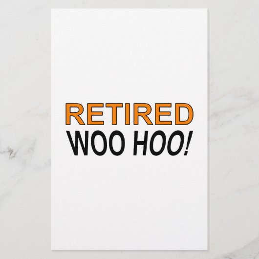 ウ退職したー 便箋 (正面)