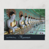 ウ・ミン・トンゼ洞窟 サガイン丘陵 マンダレー ミャンマー ポストカード (正面)