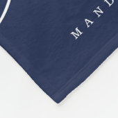 ウ·ラブ·ユー·ダディ|孫と家族の写真 フリースブランケット (角)