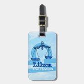 エアはかりで測占星術IDラゲージタグの天秤座 ラゲッジタグ (正面縦)