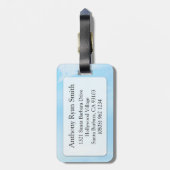 エアはかりで測占星術IDラゲージタグの天秤座 ラゲッジタグ (裏面縦)