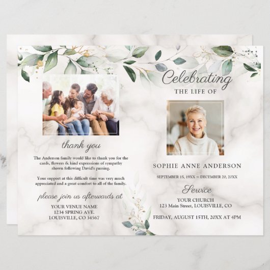 エアイ葉ー記念葬儀写真撮影プログラム (正面/裏面)