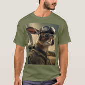 エアウェイズのオーストラリア人のカンガルー王 Tシャツ (正面)