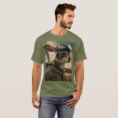 エアウェイズのオーストラリア人のカンガルー王 Tシャツ (正面フル)