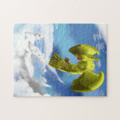 エアエレメントと鳥 ジグソーパズル (横)