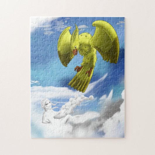 エアエレメントと鳥 ジグソーパズル (縦)