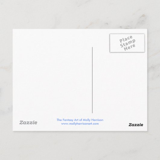 エアエレメント妖精はがき ポストカード (裏面)