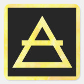 エアエレメント記号シール スクエアシール (正面)