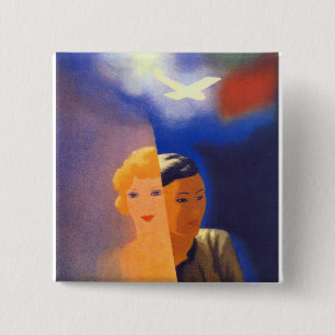 エアオリエント~ヨーロッパ – オリエント 缶バッジ