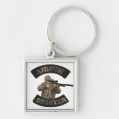 エアガンシューターシール キーホルダー (正面)