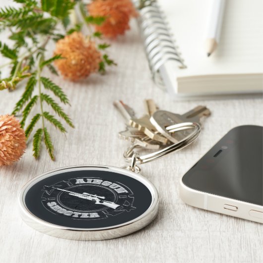 エアガン射手 キーホルダー (側面)