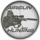 エアガン狩りロゴシール シール (正面)