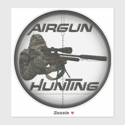 エアガン狩りロゴシール シール (シート)