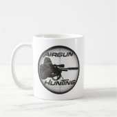 エアガン狩りロゴ帽子キーチェーンボタンクラシックro コーヒーマグカップ (左)