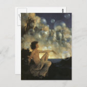 エアキャッスルマックスフィールドパリ素晴らしヴィンテージ ポストカード (正面/裏面)