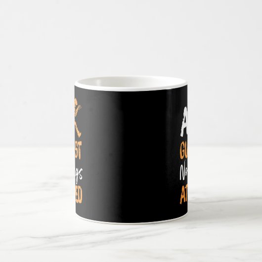 エアギタリストNo strings AttachedパパギターとB コーヒーマグカップ (中央)