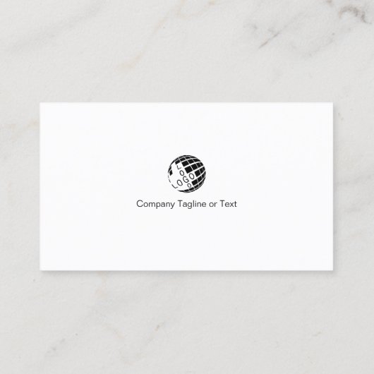 エアコンのスノーフレークのアイコン 名刺 (裏面)