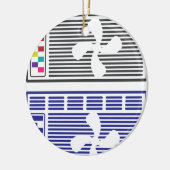 エアコンのベクトル セラミックオーナメント (左)