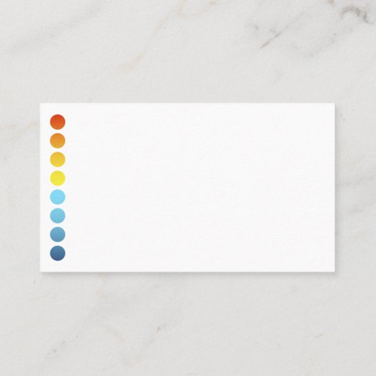 エアコンの名刺 名刺 (裏面)