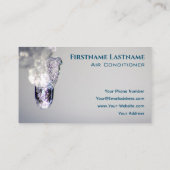 エアコンの専門家の冷却コンプレッサHVAC 名刺 (裏面)