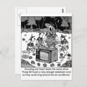 エアコンディショナーとのスカウト ポストカード (正面/裏面)