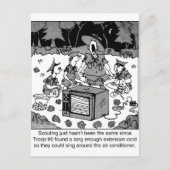 エアコンディショナーとのスカウト ポストカード (正面)