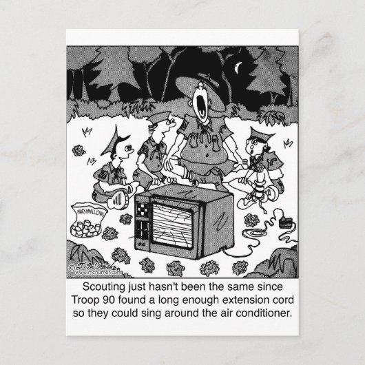 エアコンディショナーとのスカウト ポストカード (正面)