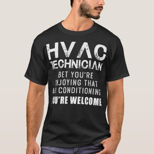 エアコン技術者 面白いエアコン技術者 プレミアム _6 Tシャツ (正面)