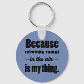 エアショットでディスカスジャベリンのハンマーのギフトを入れる キーホルダー (正面)