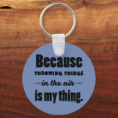 エアショットでディスカスジャベリンのハンマーのギフトを入れる キーホルダー (正面)