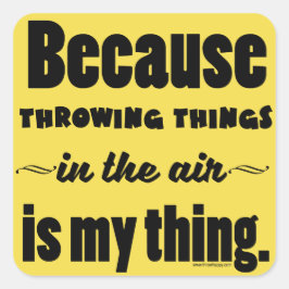 エアショットでディスカスジャベリンのハンマーのギフトを入れる スクエアシール