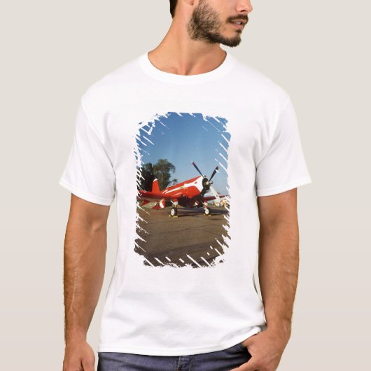 エアショーで展示されたF2G-1D スーパーコルセア Tシャツ (正面)