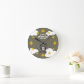 エアショーの記念品 ラウンド壁時計 (ホーム)