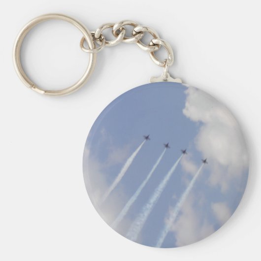 エアショー軍隊ジェット形成 キーホルダー (正面)