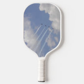 エアショー軍隊ジェット形成 ピックルボールラケット (裏面)