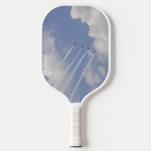 エアショー軍隊ジェット形成 ピックルボールラケット (正面)