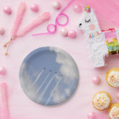 エアショー軍隊ジェット形成 ペーパープレート (パーティー)